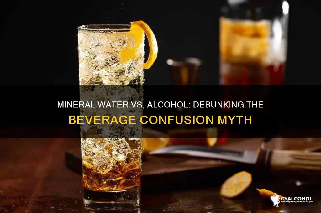 is mineral water an alcoholic beverage