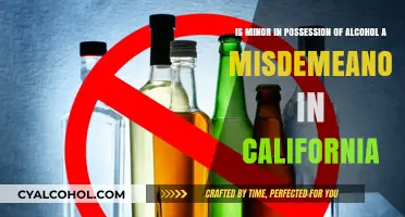 California's Minor in Possession: Misdemeanor or Infraction?