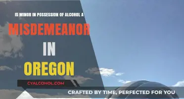 Alcohol Possession: Oregon's Minor Laws and Misdemeanors