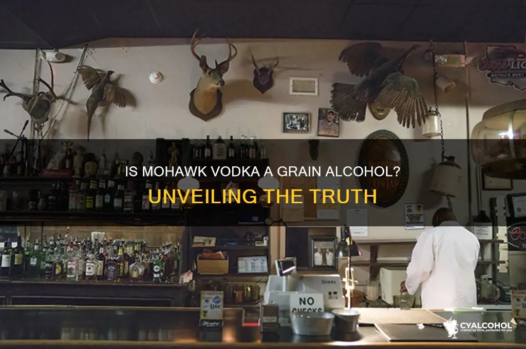 is mohawk vodka a grain alcohol