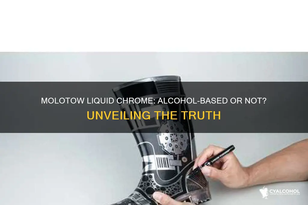 is molotow liquid chrome alcohol based