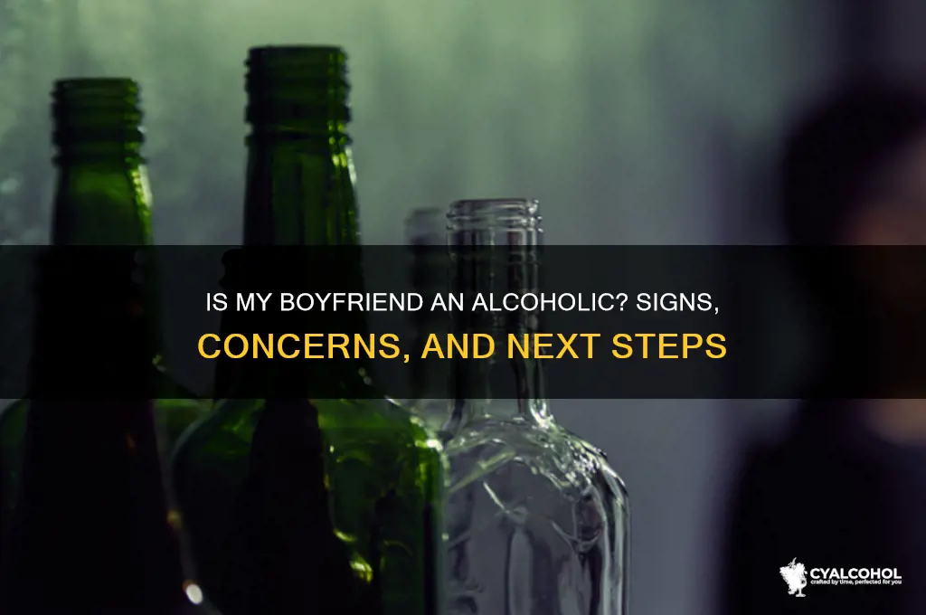 is my boyfriend an alcoholic