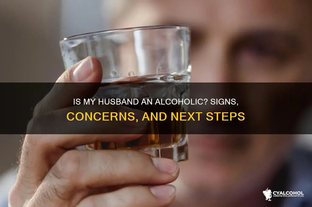 is my husband alcoholic