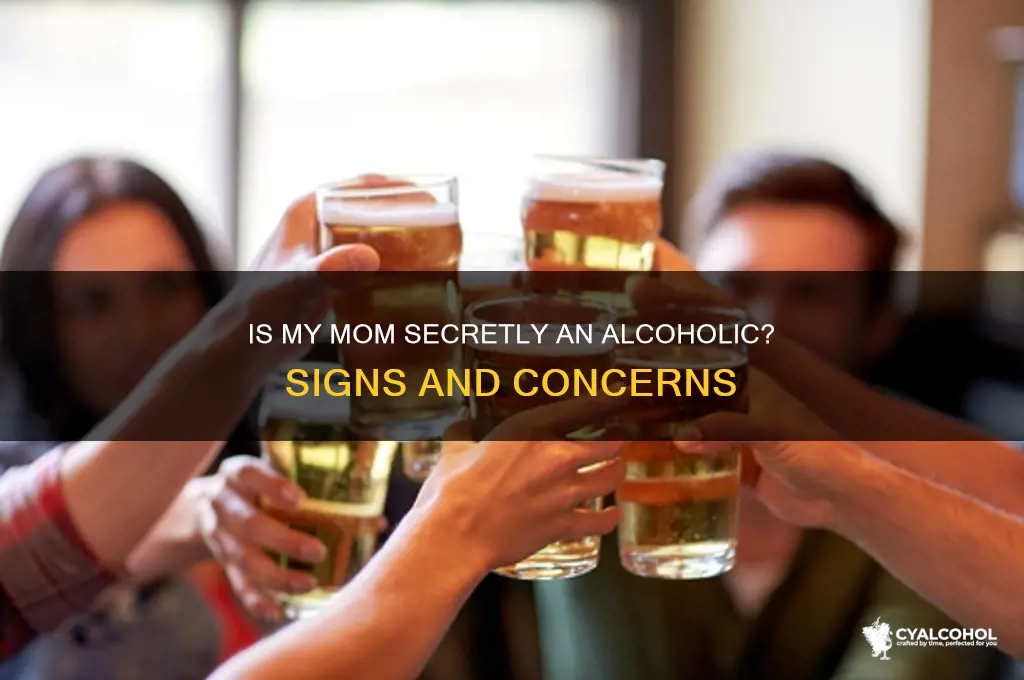 is my mom secretly an alcoholic