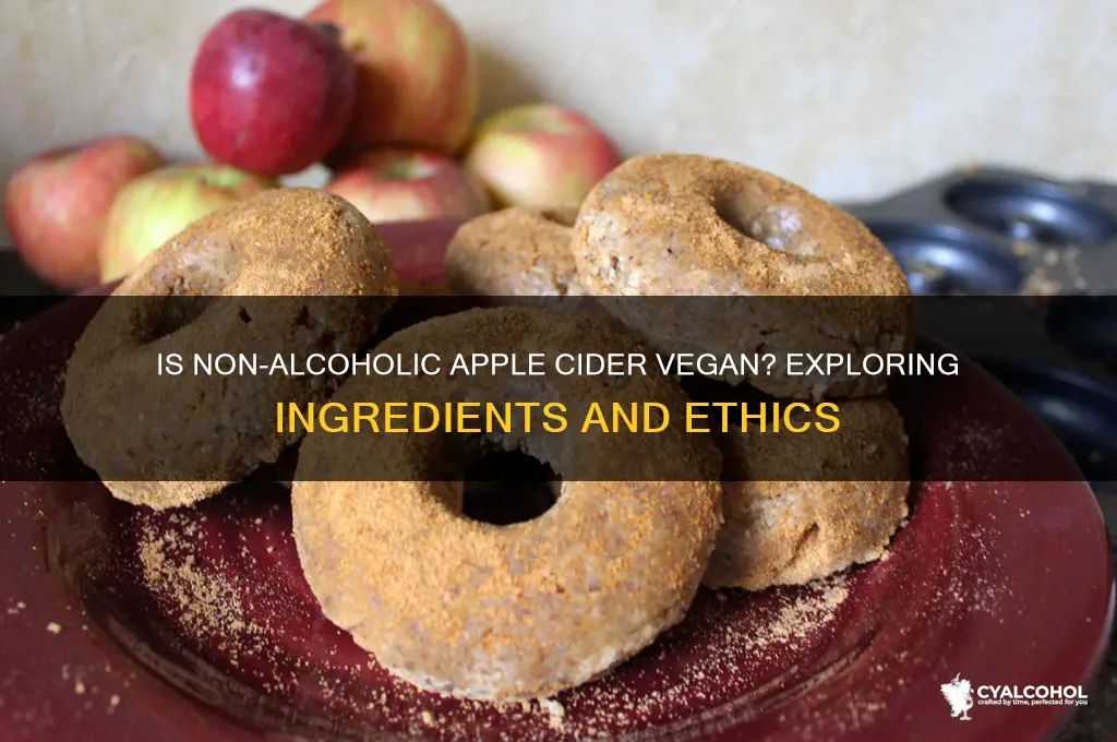 is non alcoholic apple cider vegan