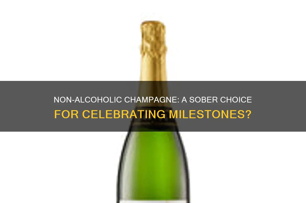 is non-alcoholic champagne ok for sobriety anniversary
