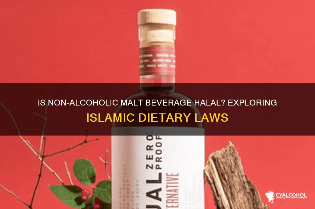 is non alcoholic malt beverage halal