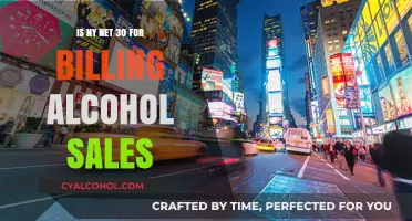 Is NY's Net 30 Billing Policy Applicable to Alcohol Sales?