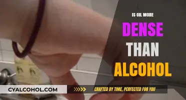 Oil vs. Alcohol: Unraveling the Density Mystery in Liquids