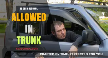 Open Alcohol in Trunk: Legal or Illegal? What You Need to Know