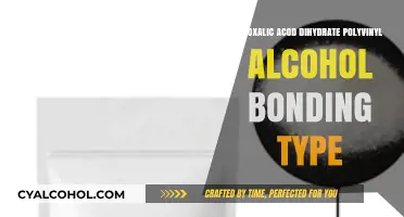 Oxalic Acid Dihydrate and Polyvinyl Alcohol Bonding Explained