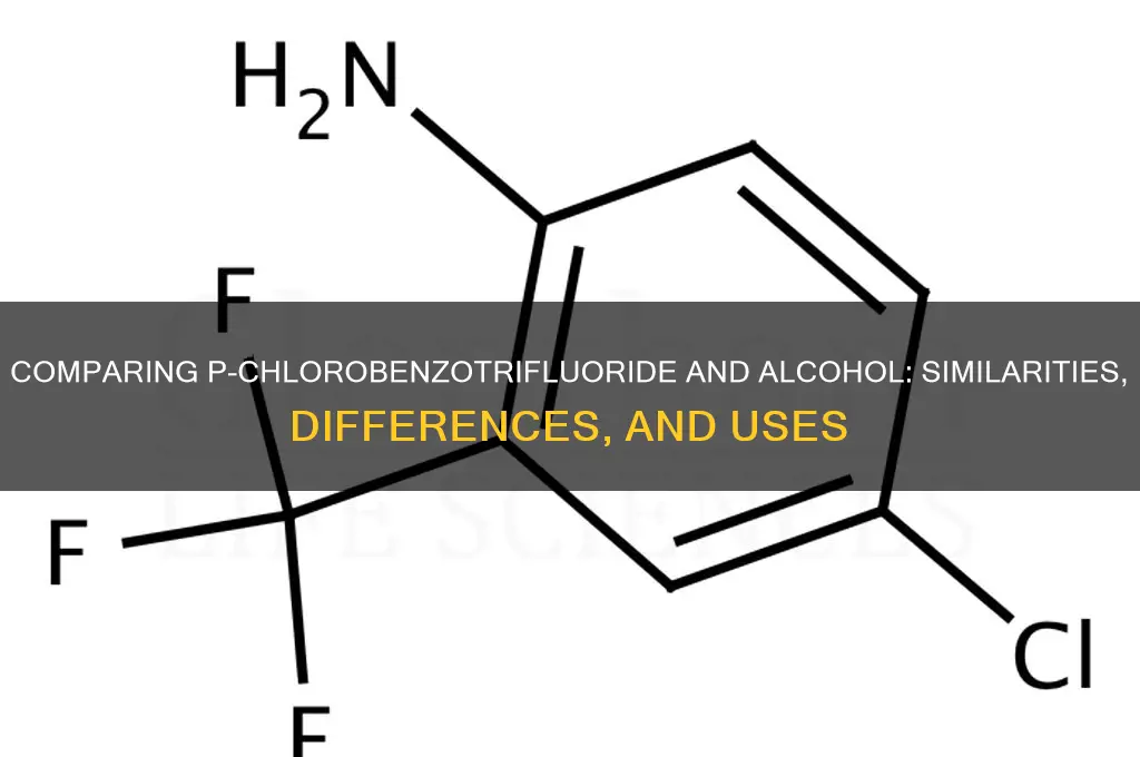 is p-chlorobenzotrifluoride similar to alcohol