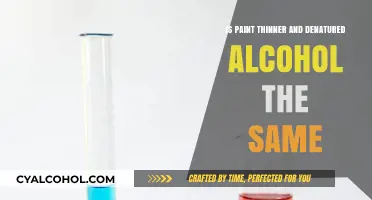 Paint Thinner vs. Denatured Alcohol: Understanding the Key Differences