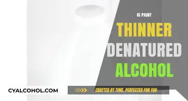 Is Paint Thinner Denatured Alcohol? Unraveling the Chemical Truth