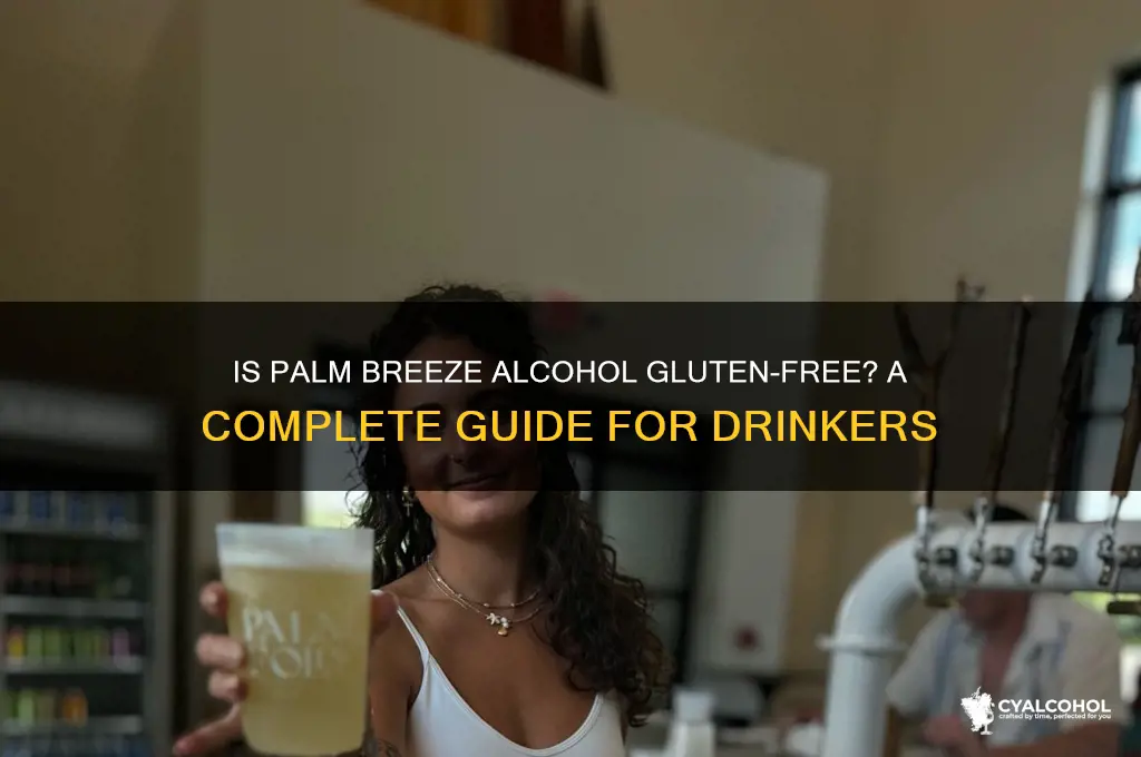 is palm breeze alcohol gluten free