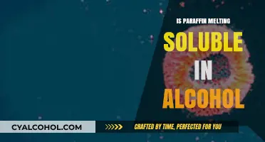 Is Paraffin Melting Soluble in Alcohol? Exploring Solubility and Chemistry