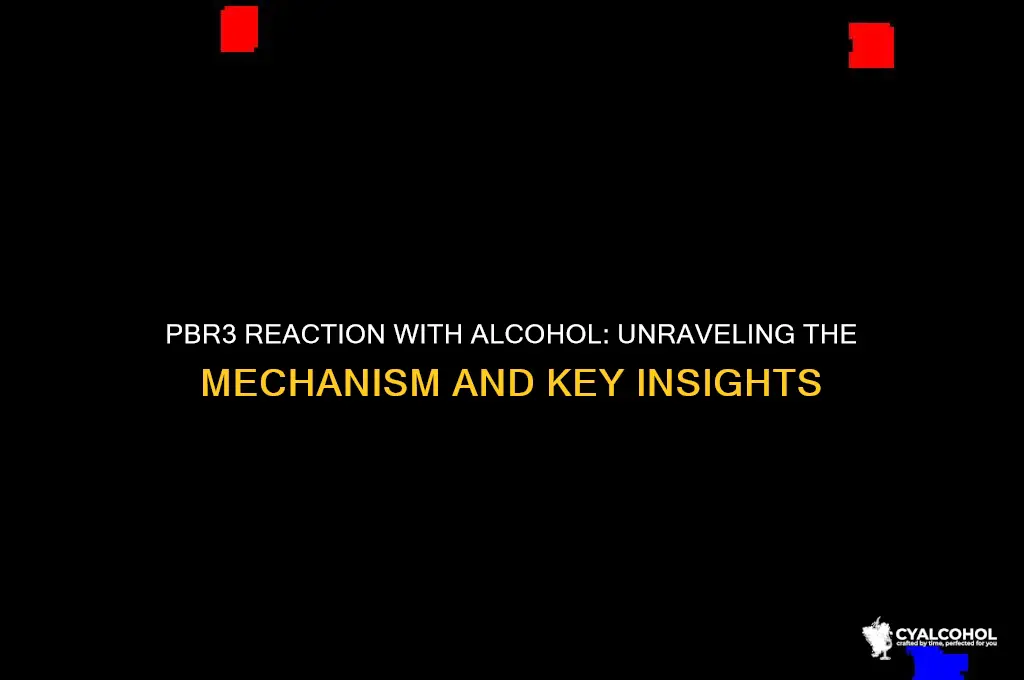 is pbr3 reaction with alcohol mechanic