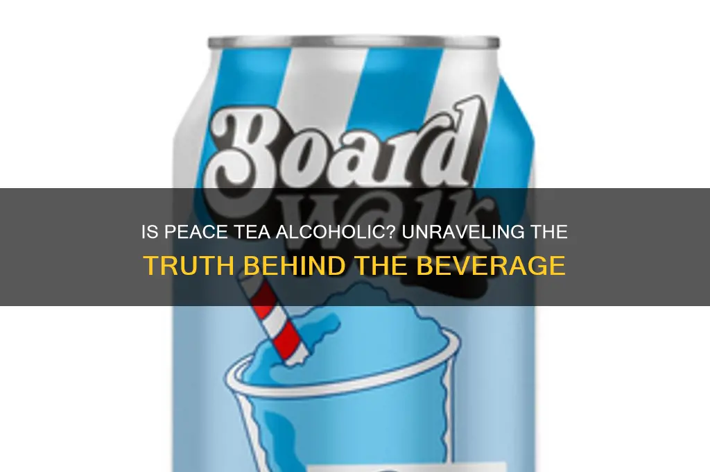 is peace tea alcoholic