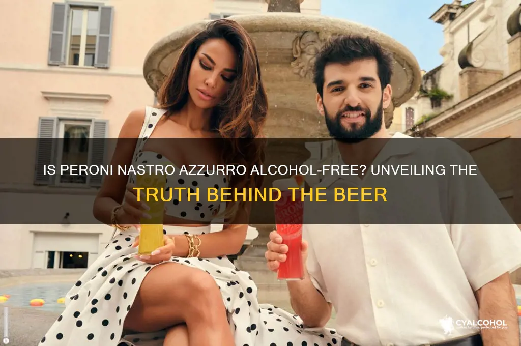 is peroni nastro azzurro alcohol free