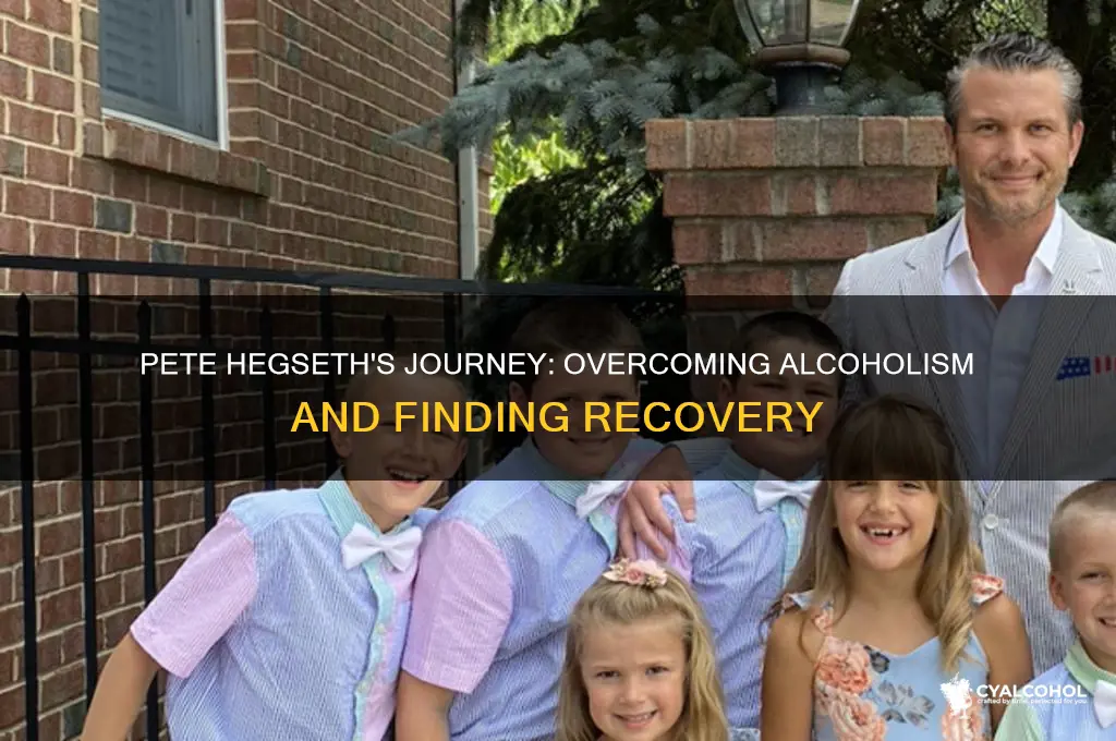 is pete hegseth a recovering alcoholic