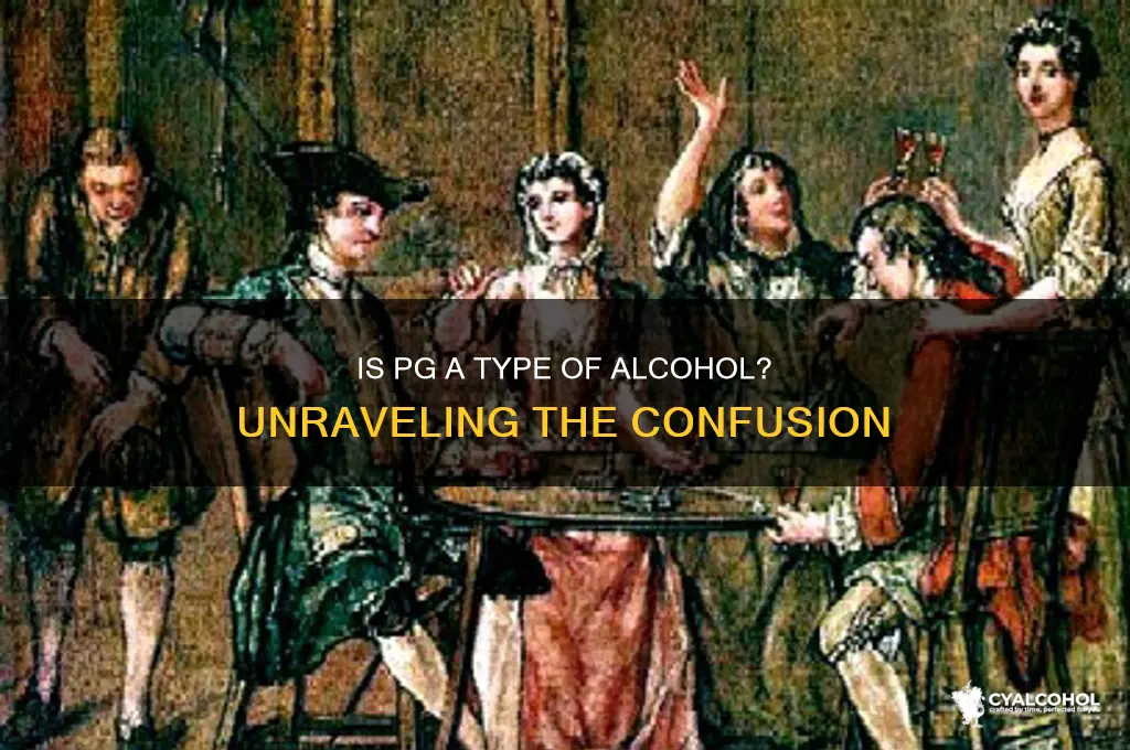 is pg a type of alcohol