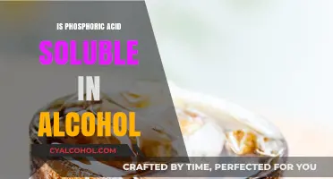 Phosphoric Acid Solubility in Alcohol: Exploring Chemical Compatibility