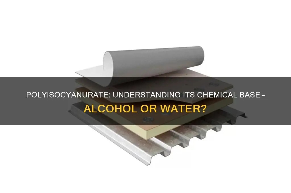 is polyisocyanurare alcohol or water based