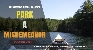 Alcohol in State Parks: Misdemeanor or Not?