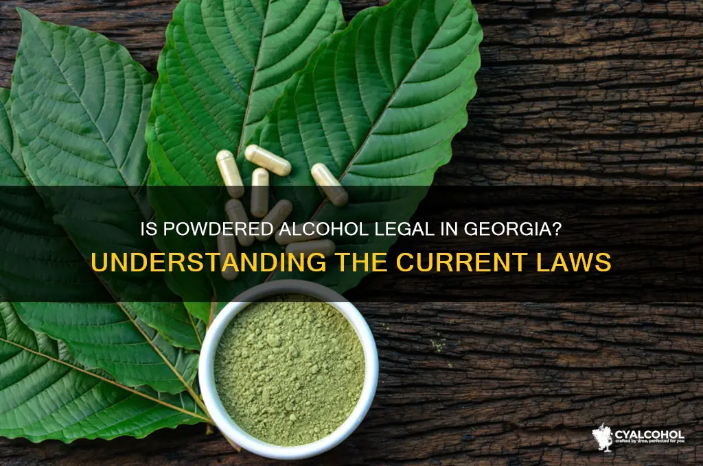 is powdered alcohol legal in georgia