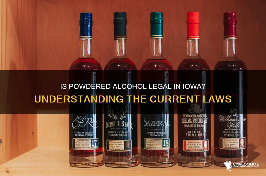 is powdered alcohol legal in iowa