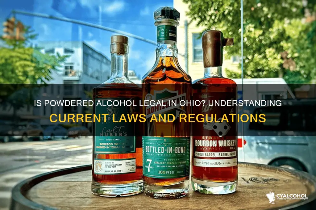 is powdered alcohol legal in ohio