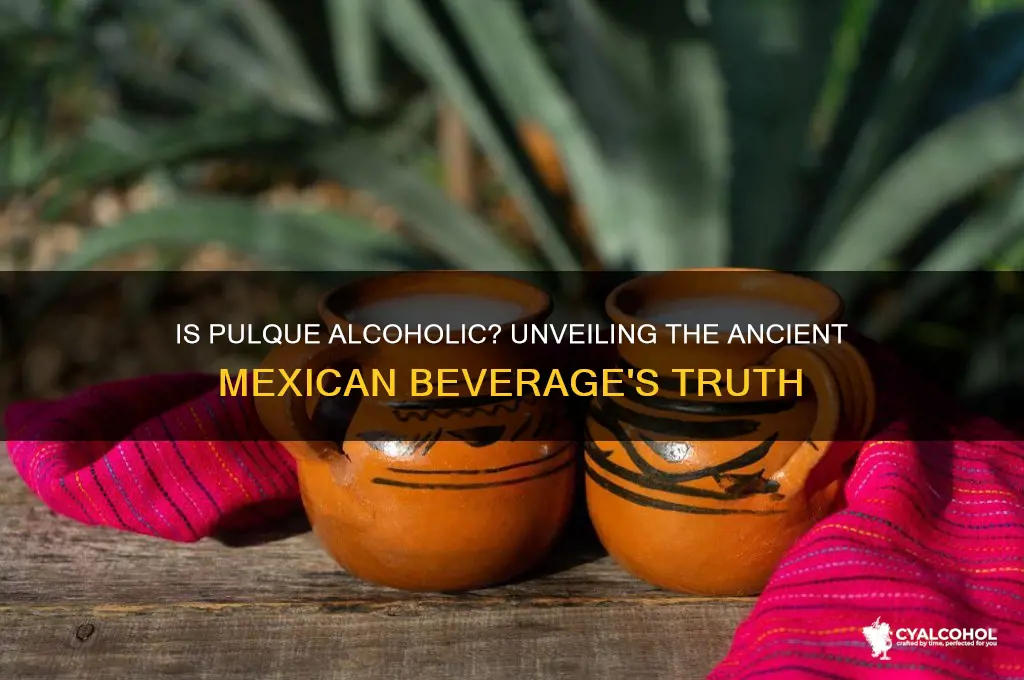 is pulque alcoholic
