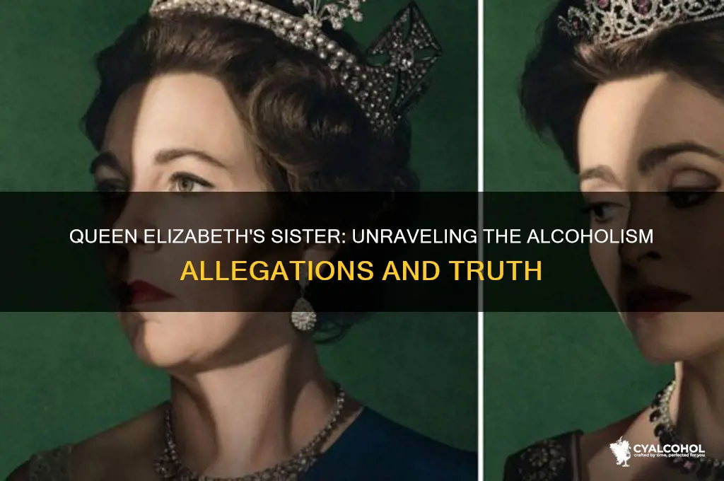 is queen elizabeths sister an alcoholic