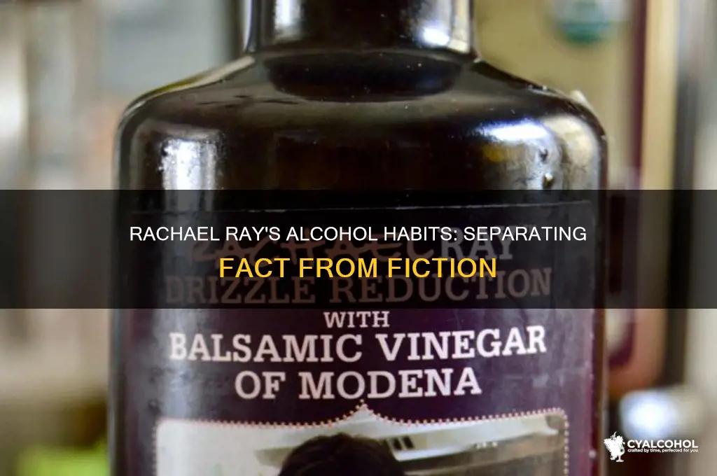 is rachael ray an alcoholic in real life