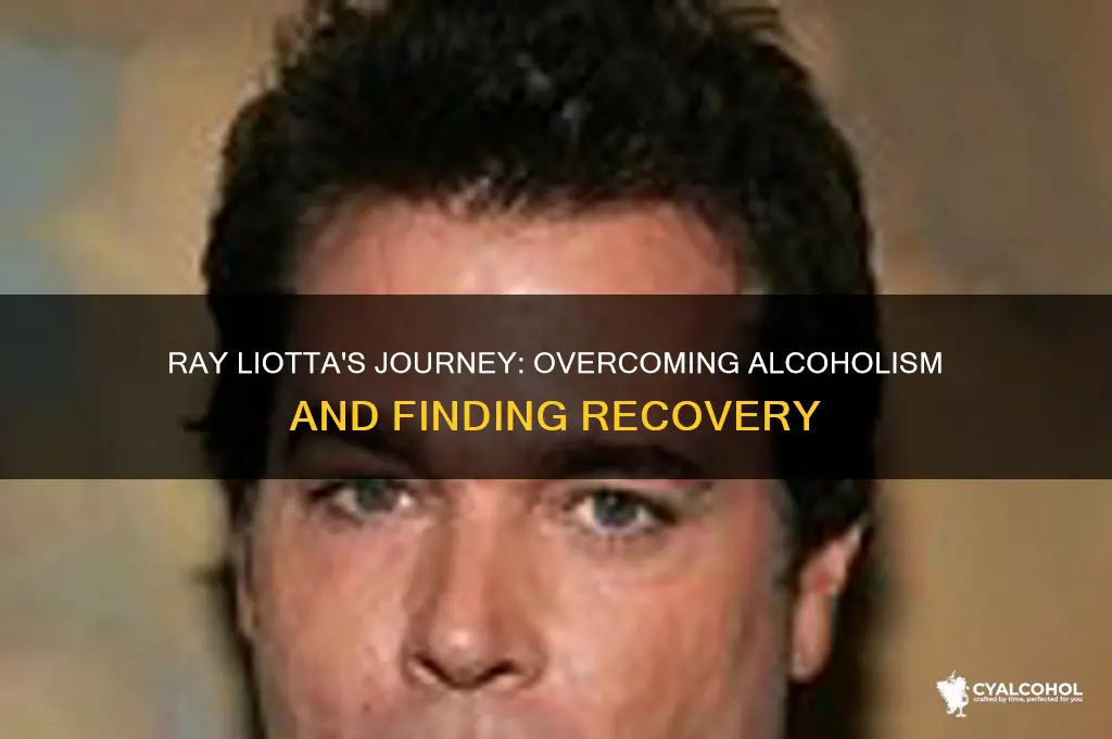 is ray liotta a recovering alcoholic