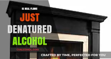 Real Flame vs Denatured Alcohol: Unraveling the Burning Truth