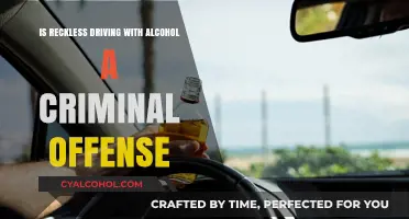 Reckless Driving Under Alcohol Influence: Criminal Offense Explained