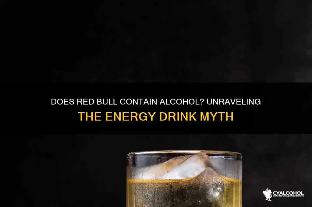 is red bull alcohol in it