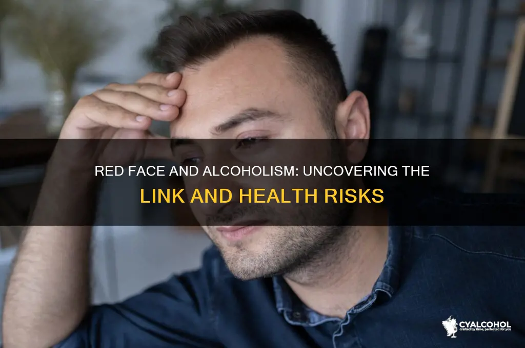 is red face sign of alcoholism