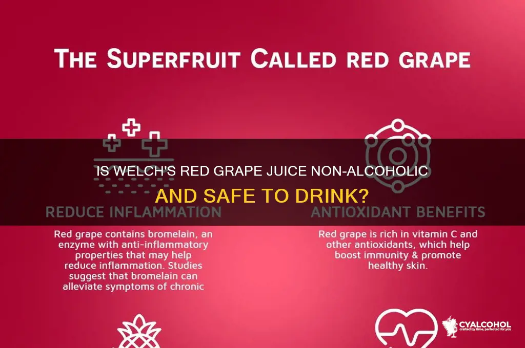 is red grape welch juice non alcoholic safe