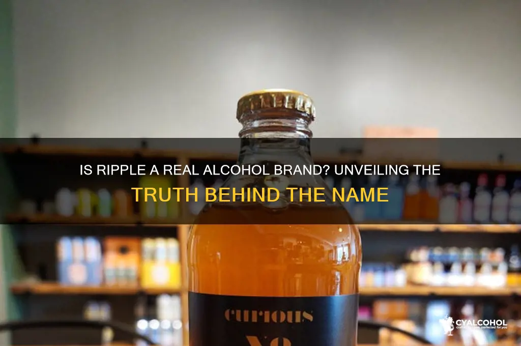 is ripple a real alcohol brand