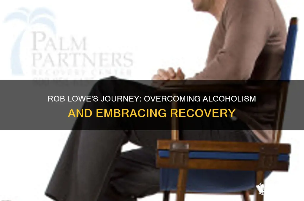 is rob lowe a recovering alcoholic