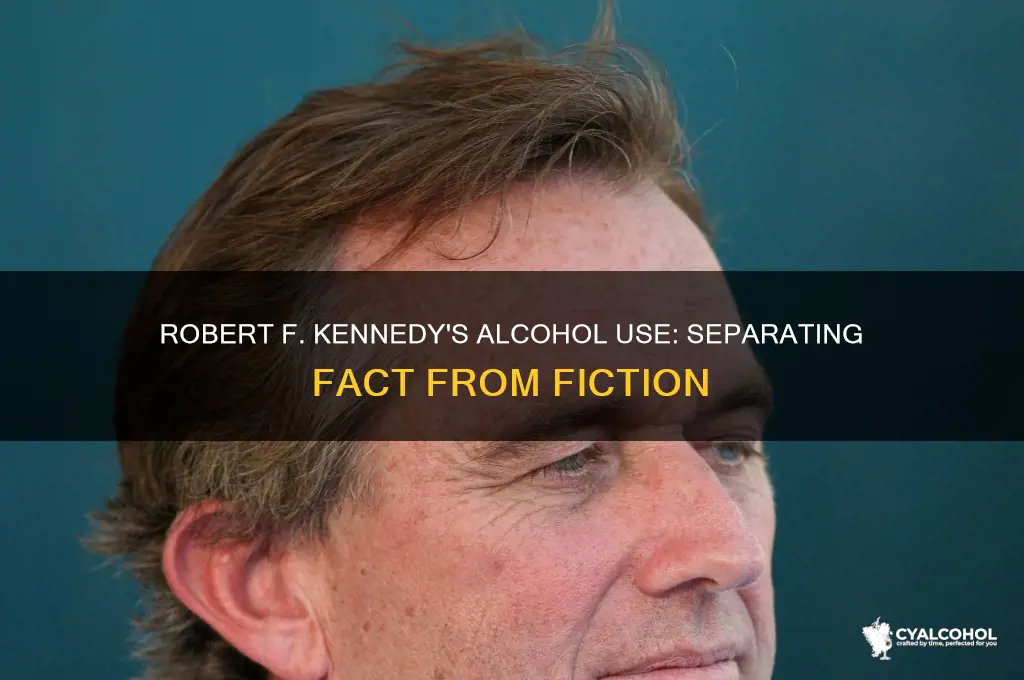 is robert f kennedy an alcoholic