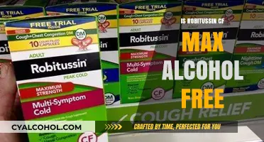 Is Robitussin CF Max Alcohol-Free? A Clear Answer
