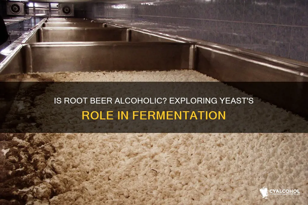 is rootbeer made with yeast alcoholic
