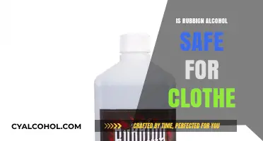 Is Rubbing Alcohol Safe for Clothes? A Complete Guide