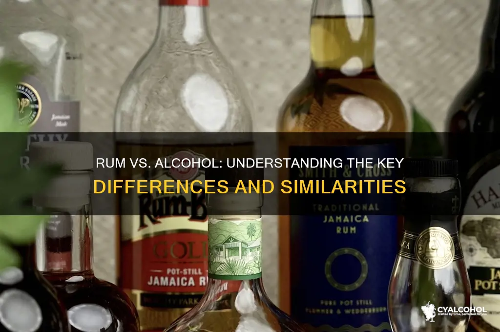is rum and alcohol the same