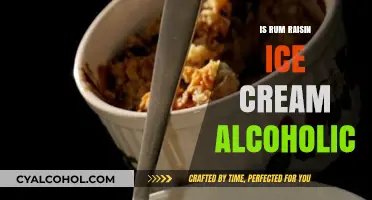 Rum Raisin Ice Cream: Alcoholic or Just Flavorful?