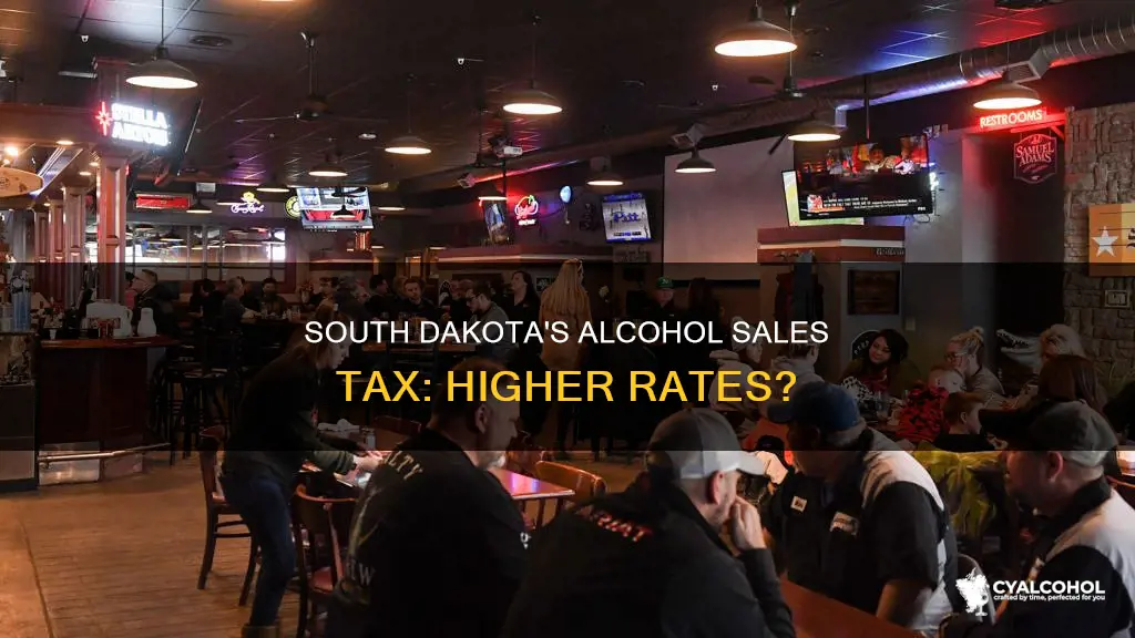 is sales tax higher on alcohol in south dakota