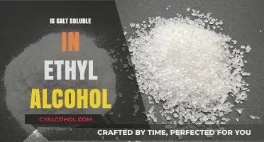 Exploring Salt's Solubility in Ethyl Alcohol: A Comprehensive Analysis